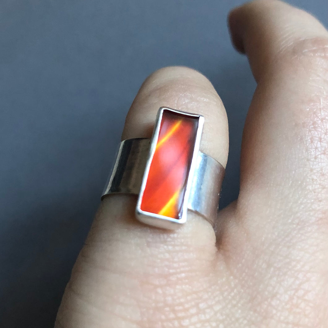 Carnelian Band Ring