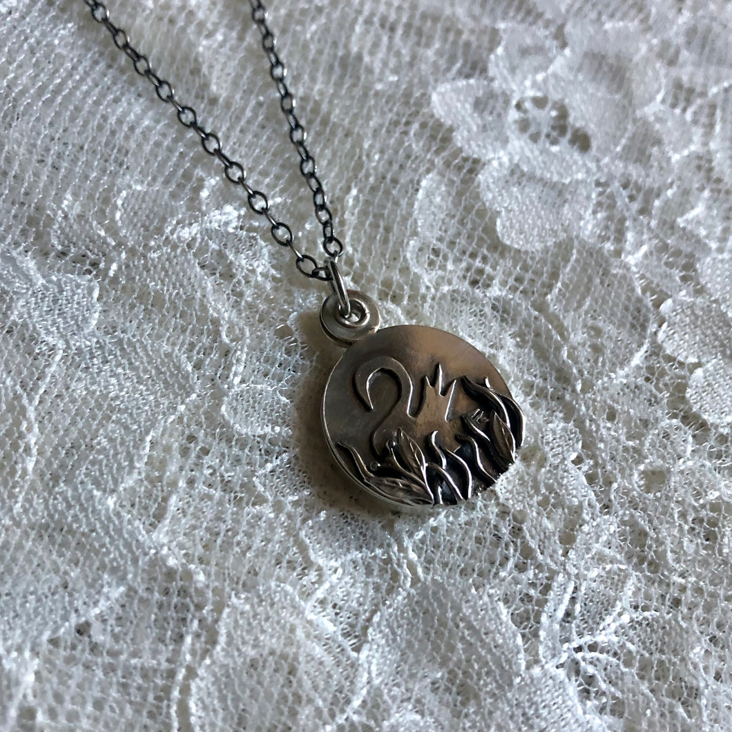 Swan Locket