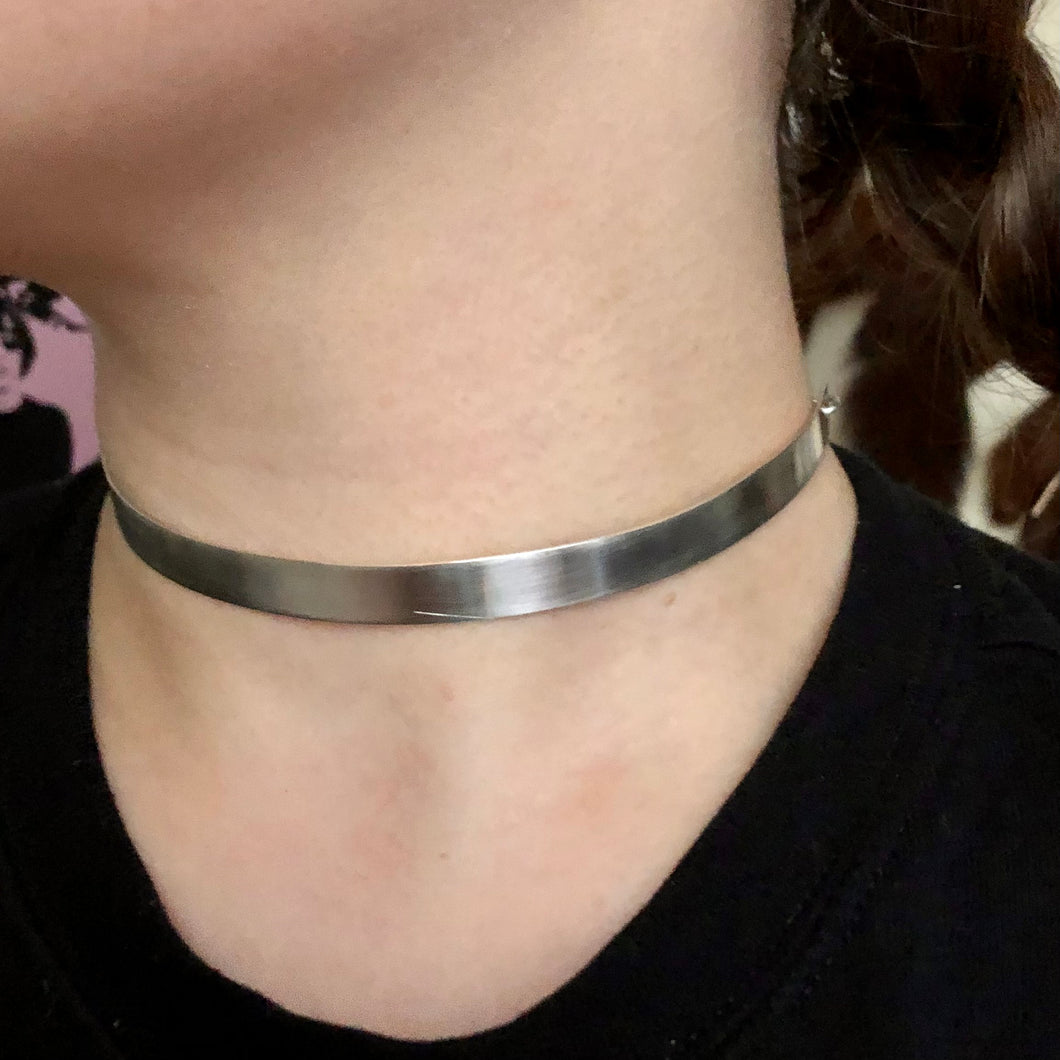 Sterling Silver Cuff Choker