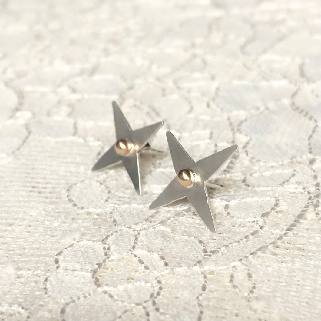 Spur Earrings - 14k Gold