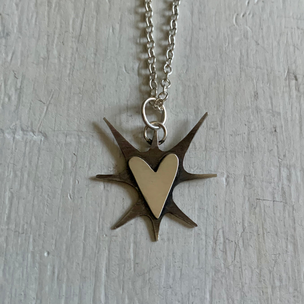 Spiked Heart Chain